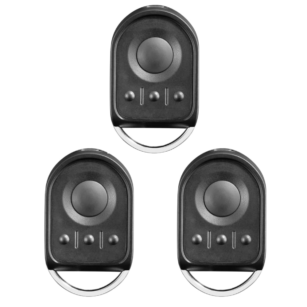 3PCS 433.42MHz Garage Door Opener Remote Control 4-Channel Replacement Remote Control Compatible with 1841064 Kgo 4, Ktis NS 2/4, Ktis 2/4