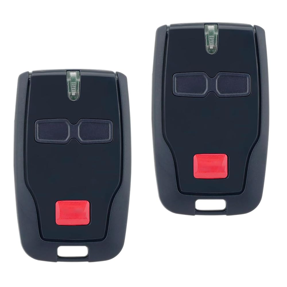 2PCS Garage Remote Control Key for BFT MITTO 2 B RCB, 433MHZ, 2 Buttons BFT Remote, Remote Control for Rolling BFT MITTO 2, Kleio, Ghibli, TRC 2, TR