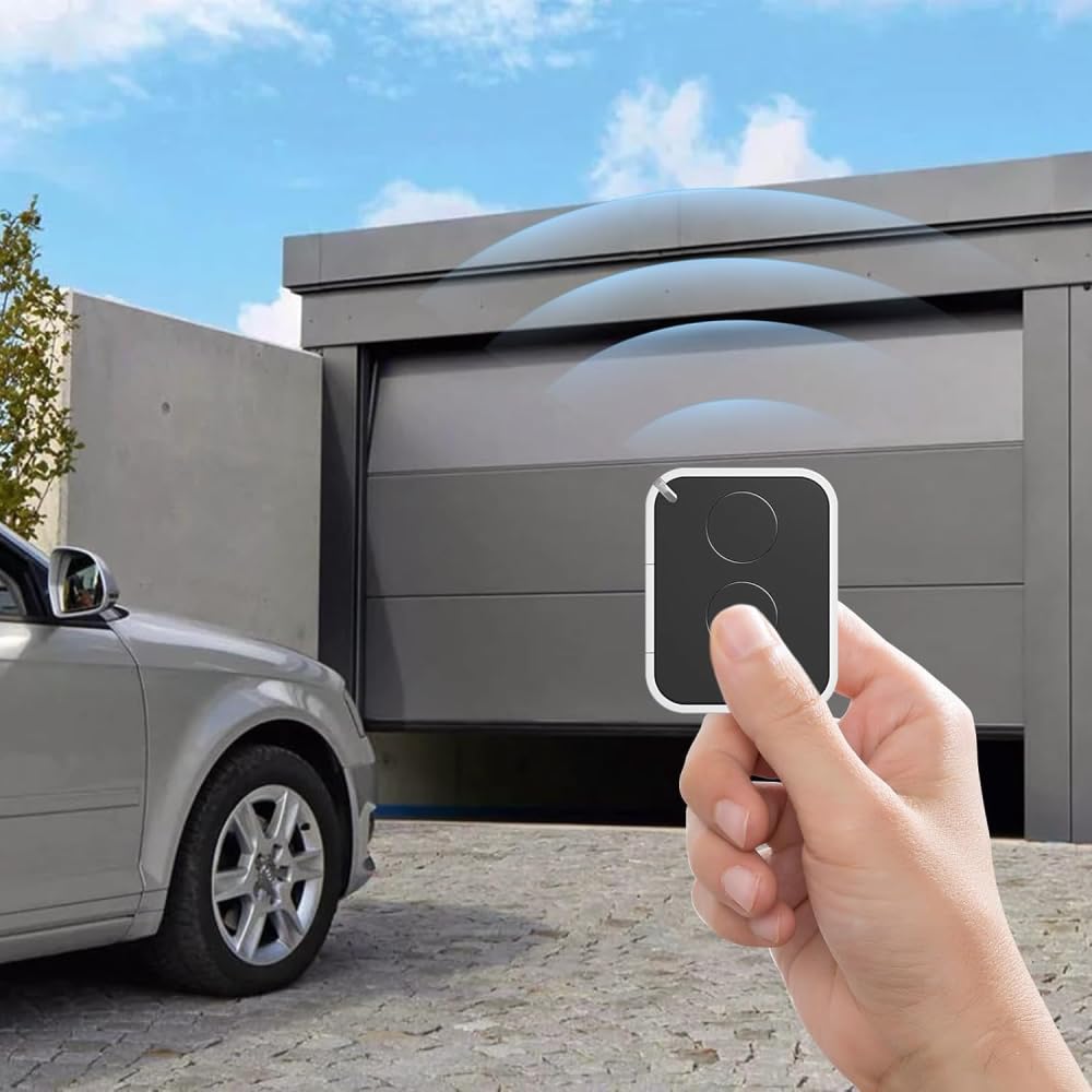 3PCS Garage Door Opener Hand Transmitter Compatible with Nice ON2E Gate Remote Control, 2 Channel, 433.92 MHz for Gates and Garage Doors