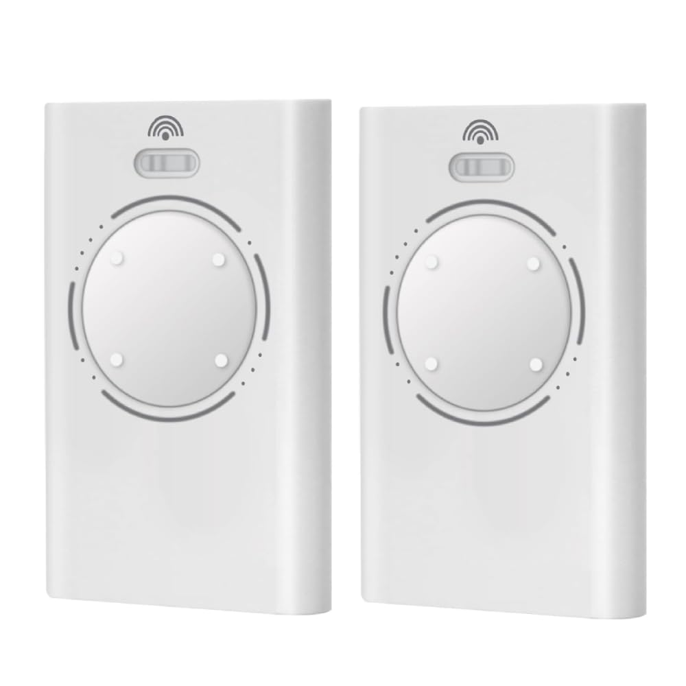 2PCS 868MHZ Garage Door Garage Remote, 4 Channels, Compatible with FAAC XT4 868 SLH LR, XT4 868 SLH, XT2 868 SLH, XT2 868 SLH LR, White