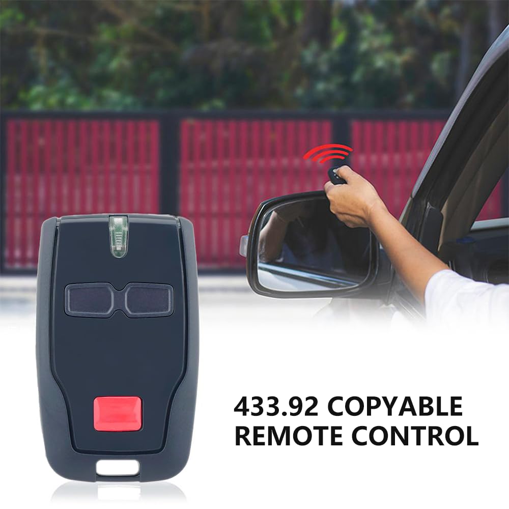 3 PCS Garage Remote Control Key for BFT MITTO 2 B RCB, 433MHZ, 2 Buttons BFT Remote, Remote Control for Rolling BFT MITTO 2, Kleio, Ghibli, TRC 2, TR