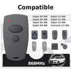 3PCS 868Mhz Garage Door Opener Hand Transmitter Compatible with Marantec Digital 302, 384, 304, 313, 321, 323, 131 Remote Control