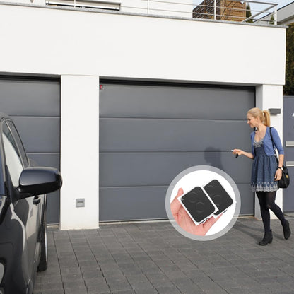 2PCS Garage Door Opener Hand Transmitter Compatible with Nice ON2E Gate Remote Control, 2 Channel, 433.92 MHz for Gates and Garage Doors