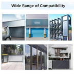 2PCS 433.92mhz Garage Door Opener, 2 Channels, Remote Control Key Fob for Garage Door Gate DEA GTI2 GTI4