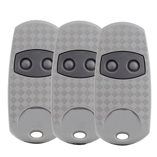 3 Pcs Garage Door Remote Control Key 433.92MHZ, 2 Boutons, Universal Gate Fob Remote Compatible with CAM TOP-432EE, TOP-432EV,TOP432-NA