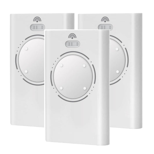 3PCS 868MHZ Garage Door Garage Remote, 4 Channels, Compatible with FAAC XT4 868 SLH LR, XT4 868 SLH, XT2 868 SLH, XT2 868 SLH LR, White