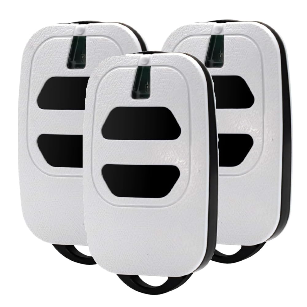 3PCS 433.92mhz Garage Door Opener, 2 Channels, Remote Control Key Fob for Garage Door Gate DEA GTI2 GTI4