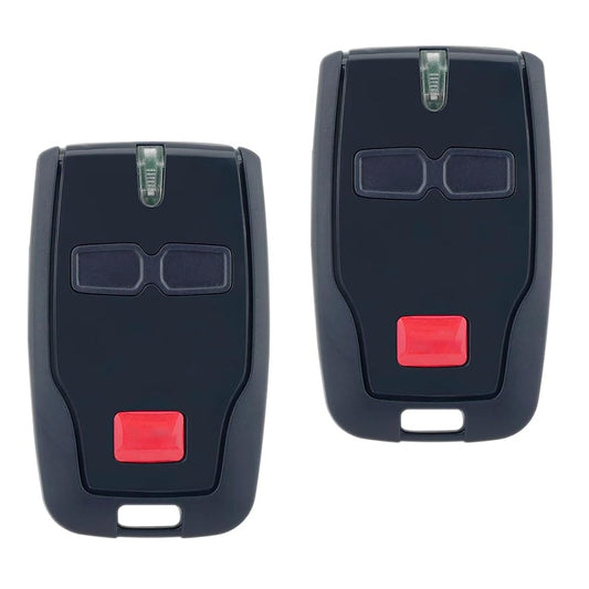 2PCS Garage Remote Control Key for BFT MITTO 2 B RCB, 433MHZ, 2 Buttons BFT Remote, Remote Control for Rolling BFT MITTO 2, Kleio, Ghibli, TRC 2, TR