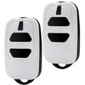 2PCS 433.92mhz Garage Door Opener, 2 Channels, Remote Control Key Fob for Garage Door Gate DEA GTI2 GTI4