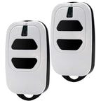 2PCS 433.92mhz Garage Door Opener, 2 Channels, Remote Control Key Fob for Garage Door Gate DEA GTI2 GTI4