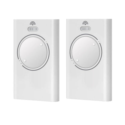 2PCS 868MHZ Garage Door Garage Remote, 2 Channels, Compatible with FAAC XT4 868 SLH LR, XT4 868 SLH, XT2 868 SLH, XT2 868 SLH LR, White