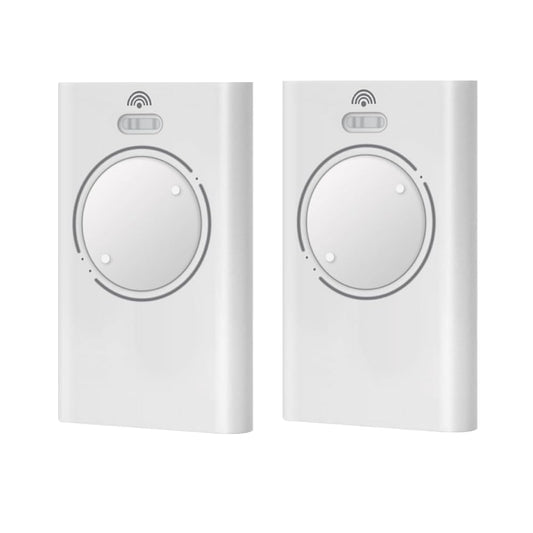 2PCS 868MHZ Garage Door Garage Remote, 2 Channels, Compatible with FAAC XT4 868 SLH LR, XT4 868 SLH, XT2 868 SLH, XT2 868 SLH LR, White