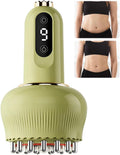 Lymphatic Drainage Massager, Cellulite Massager Tool with 9 Gear Adjustable, Lymphatic Drainage Machine, Body Sculpting and Reduces Stretch Marks, Cellulite Machine for Legs, Arms and Belly (Green)