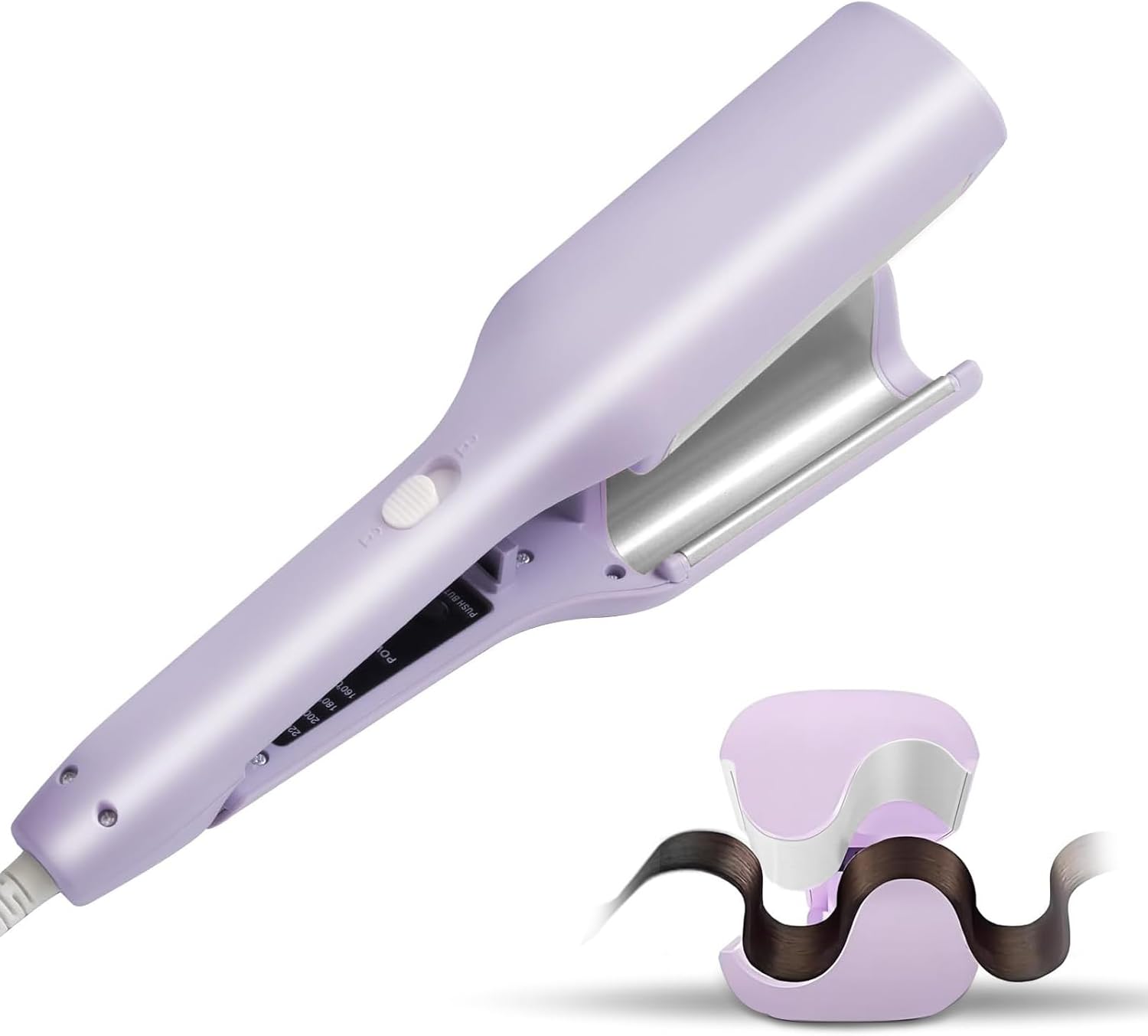 Deep Beach Waver Curling Iron Hair Crimper, Ionic Deep Waver Hair Curler Tool, Beach Waver Curling Wand, Hair Curler and Hot Tools Curling Iron with Ceramic for Short Hair Women