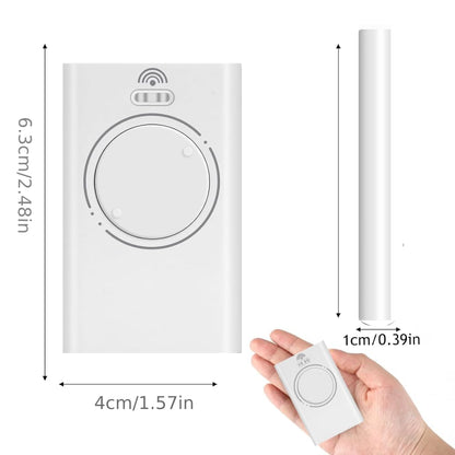 2PCS 868MHZ Garage Door Garage Remote, 2 Channels, Compatible with FAAC XT4 868 SLH LR, XT4 868 SLH, XT2 868 SLH, XT2 868 SLH LR, White