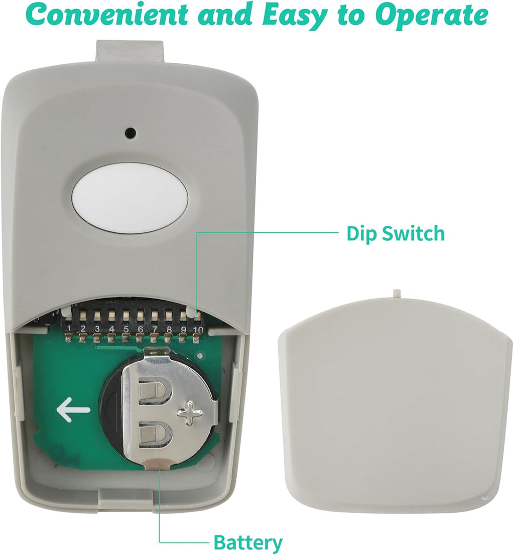 3 Replacement for Multicode Garage Gate Door Opener Remote,3089,308911,MCS308911,10 Dip Switch,300MHZ
