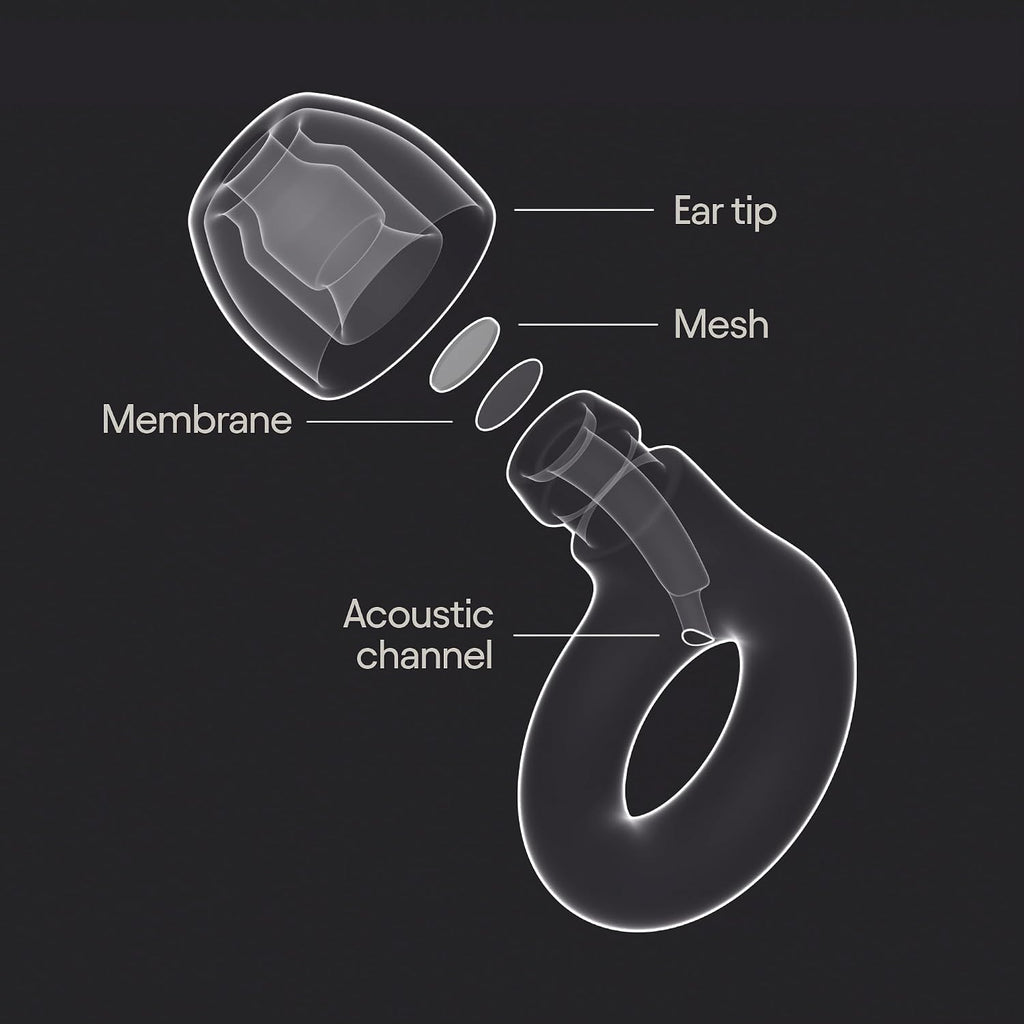 Experience 2 Ear Plugs - Stylish Certified Hearing Protection