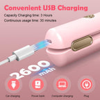 Cordless Hair Straighteners, 2 in 1 Hair Straightener and Curler Mini Portable Wireless Hair Straighteners Curling Iron with 4 Temperature USB Rechargeable Travel Straighteners, Fast Heat Up