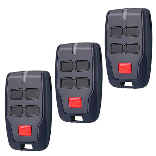 3 Pcs Garage Remote Controls for BFT Mitto B RCB, 433,92Mhz Rolling Code, 4-Channel BFT Remote, for Rolling BFT MITTO 2, Kleio, Ghibli, TRC 2, TR
