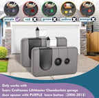 For Sears Craftsman Garage Door Remote 139.53753 53753 139.18191 HBW2028 371LM 373LM 375LM 950CD 953D 956D, Work with Purple Learn Button ONLY(2006-2013)