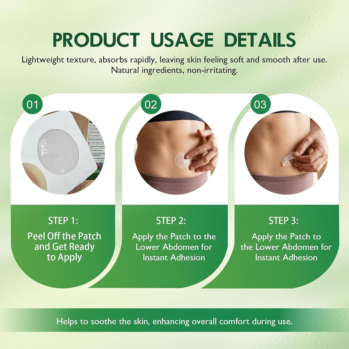 Upgraded Style Moringa 10-in-1 Nano Microdarts Patch, Advanced Moringa Patches, Natural Body Patches for Women and Men - Gentle Formula for All Skin