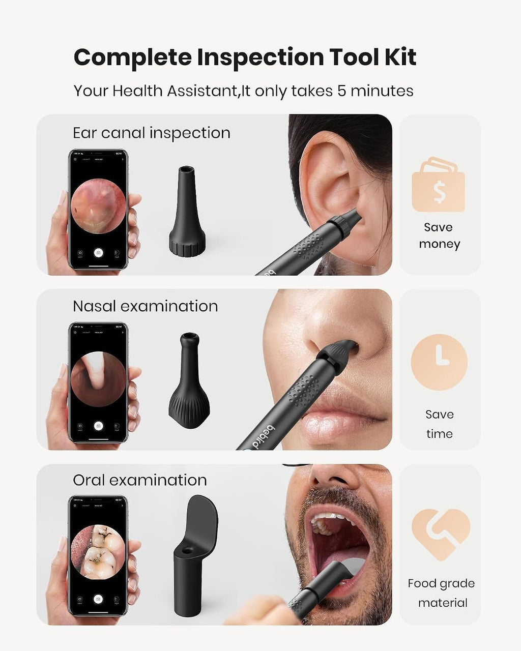 Ear Wax Removal:Ear Cleaner with HD Ear Camera FSA