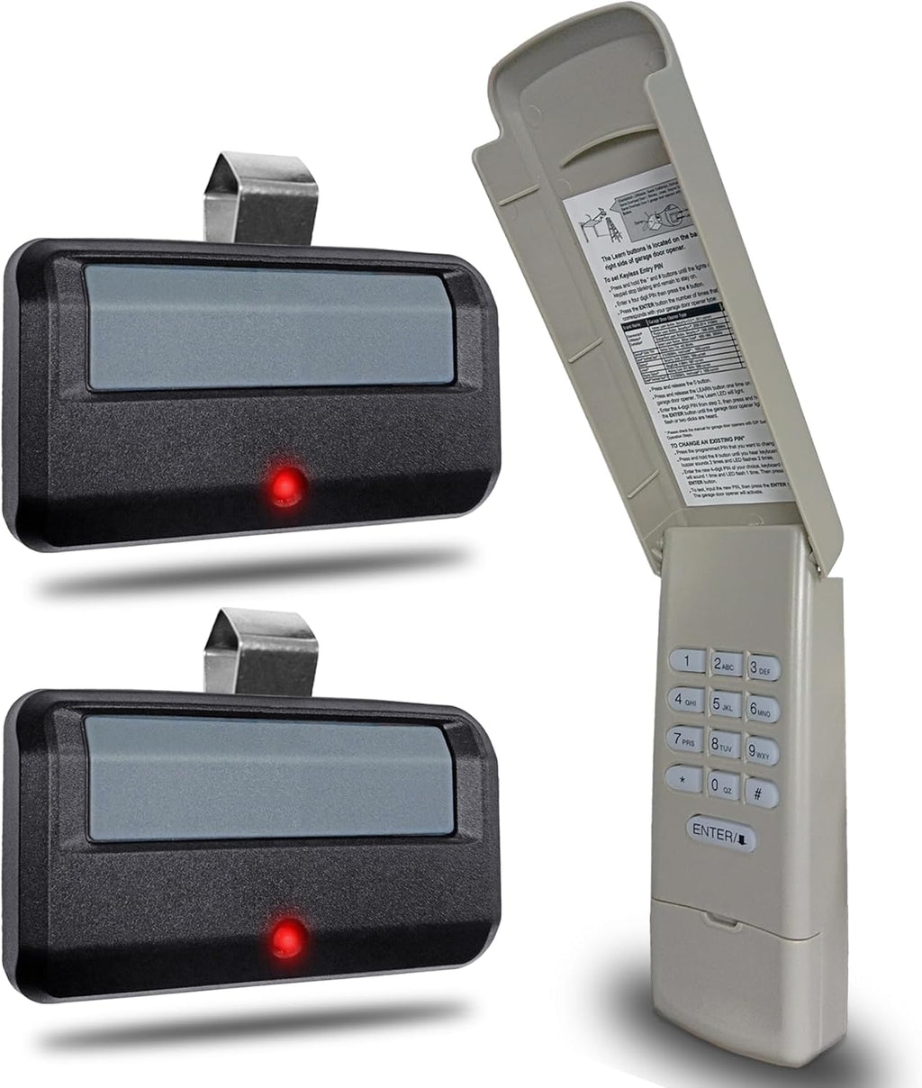 for Chamberlain LiftMaster Craftsman Garage Door Opener Keypad & Remote Universal,891LM with Yellow, Purple, Green, Red/Orange Learn Button, 877max G940EV-P2 CMXZDCG440 971LM 371LM 893lm 373lm 973lm