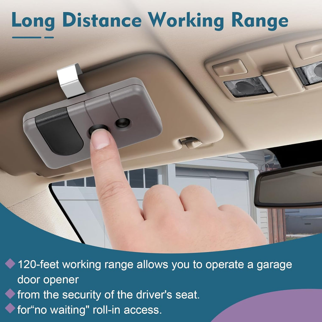 For Sears Craftsman Garage Door Remote 139.53753 53753 139.18191 HBW2028 371LM 373LM 375LM 950CD 953D 956D, Work with Purple Learn Button ONLY(2006-2013)