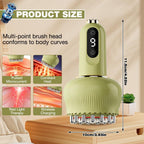 Lymphatic Drainage Massager, Cellulite Massager Tool with 9 Gear Adjustable, Lymphatic Drainage Machine, Body Sculpting and Reduces Stretch Marks, Cellulite Machine for Legs, Arms and Belly (Green)