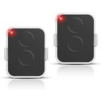 Télécommande Compatible Nice Era ONE2/ON2E/ON4E/ON1E,433,92 MHz Télécommande Porte de Garage,Rolling Code,2 Canaux(Blanc)