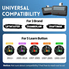 3 Pack for Chamberlain LiftMaster Craftsman Garage Door Opener Remote Universal 891LM 971LM