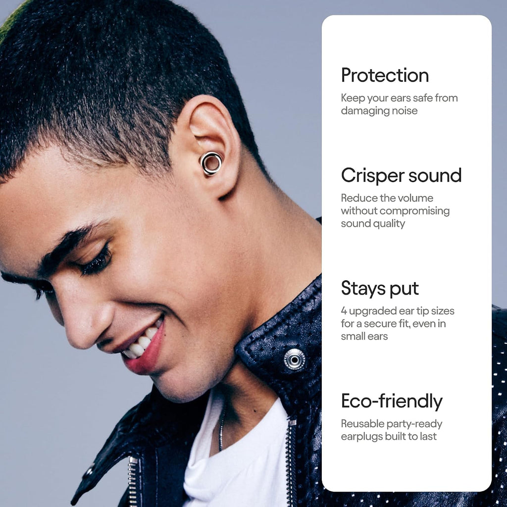 Experience 2 Ear Plugs - Stylish Certified Hearing Protection