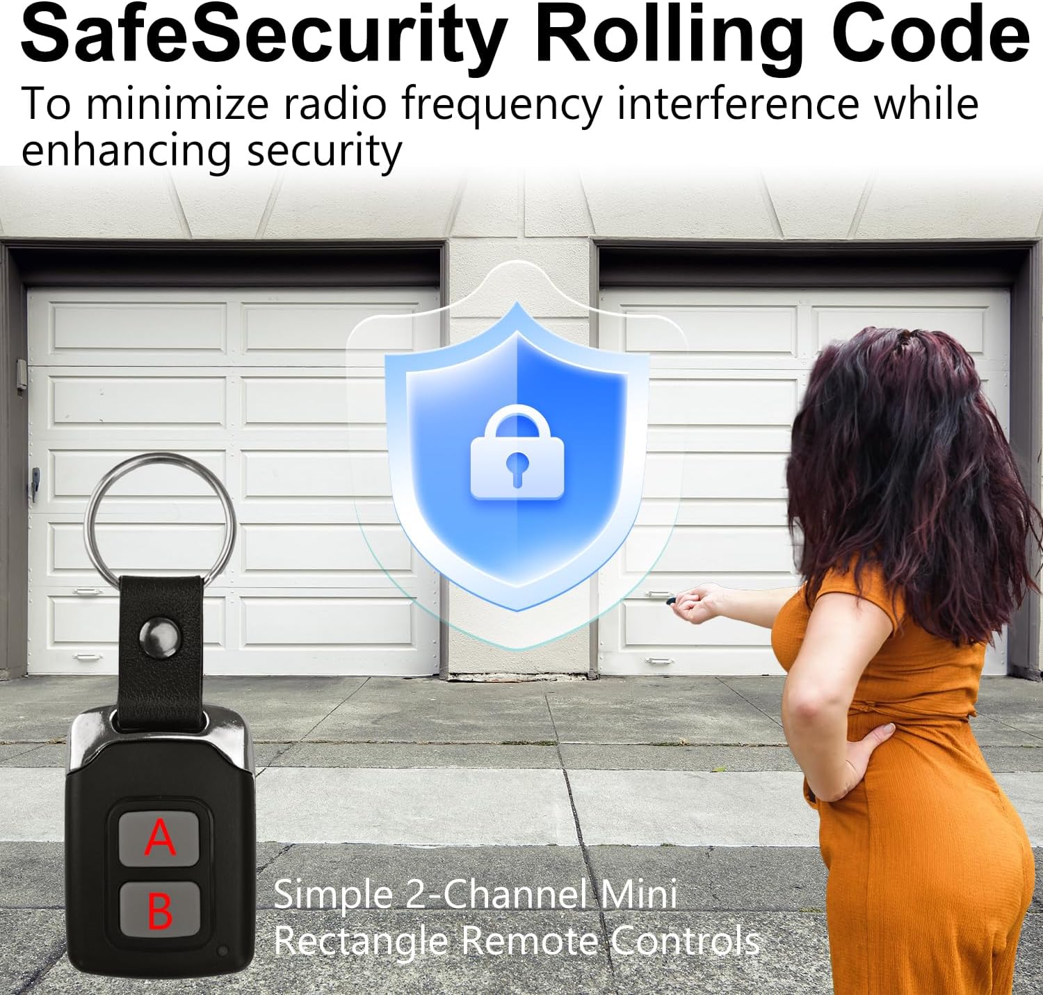 for Chamberlain LiftMaster Craftsman Garage Door Opener Keypad & Remote Universal,891LM with Yellow, Purple, Green, Red/Orange Learn Button, 877max G940EV-P2 CMXZDCG440 971LM 371LM 893lm 373lm 973lm