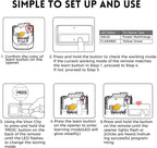 3 Pack for Chamberlain LiftMaster Craftsman Garage Door Opener Remote Universal 891LM 971LM