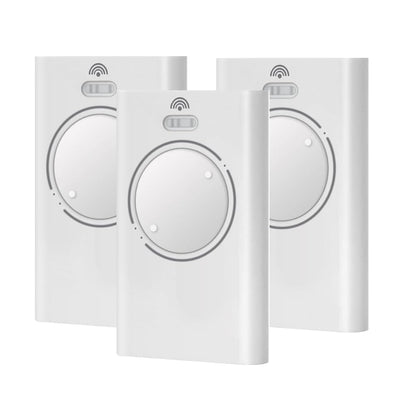 3PCS 868MHZ Garage Door Garage Remote, 2 Channels, Compatible with FAAC XT4 868 SLH LR, XT4 868 SLH, XT2 868 SLH, XT2 868 SLH LR, White