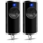 868,3 BS MHz - Télécommande de porte de garage - Compatible avec Hörmann bs HSM4 HSE2 HS1 HS4 HSZ1 HSZ2 (black4 button)