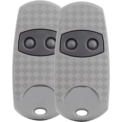 2 Pcs Garage Door Remote Control Key 433.92MHZ, 2 Boutons, Universal Gate Fob Remote Compatible with CAM TOP-432EE, TOP-432EV,TOP432-NA
