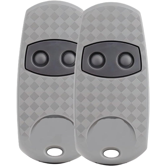2 Pcs Garage Door Remote Control Key 433.92MHZ, 2 Boutons, Universal Gate Fob Remote Compatible with CAM TOP-432EE, TOP-432EV,TOP432-NA