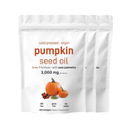 Pumpkin Seed Oil with Saw Palmetto Capsules |300 Count| 33 in 1 Vitamin C D3 B12 E A, Castor, Zinc, Biotin, Iron, Peppermint | Hair Growth & DHT Blocker for Women Men