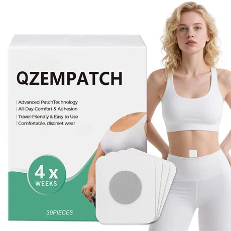 New Rejuvacare Qzem Body Patch, Easy Daily Application, Comfortable & Discreet, Non-Irritating, Gentle & Effective for All Skin Types, 30-Day Supply