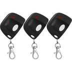 3 Pieces Gate Opener Remote Compatible with Multicode 300mhz 10 Dip Switch 3089 3060 3070 Garage Door Opener Remote Control with Keychain