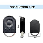 Télécommande de Porte de Garage Compatible avec 433,42 MHz-1841064 NS 2 4,4 canaux Émetteur Manuel d'ouverture de Porte de Garage (3 pièces)