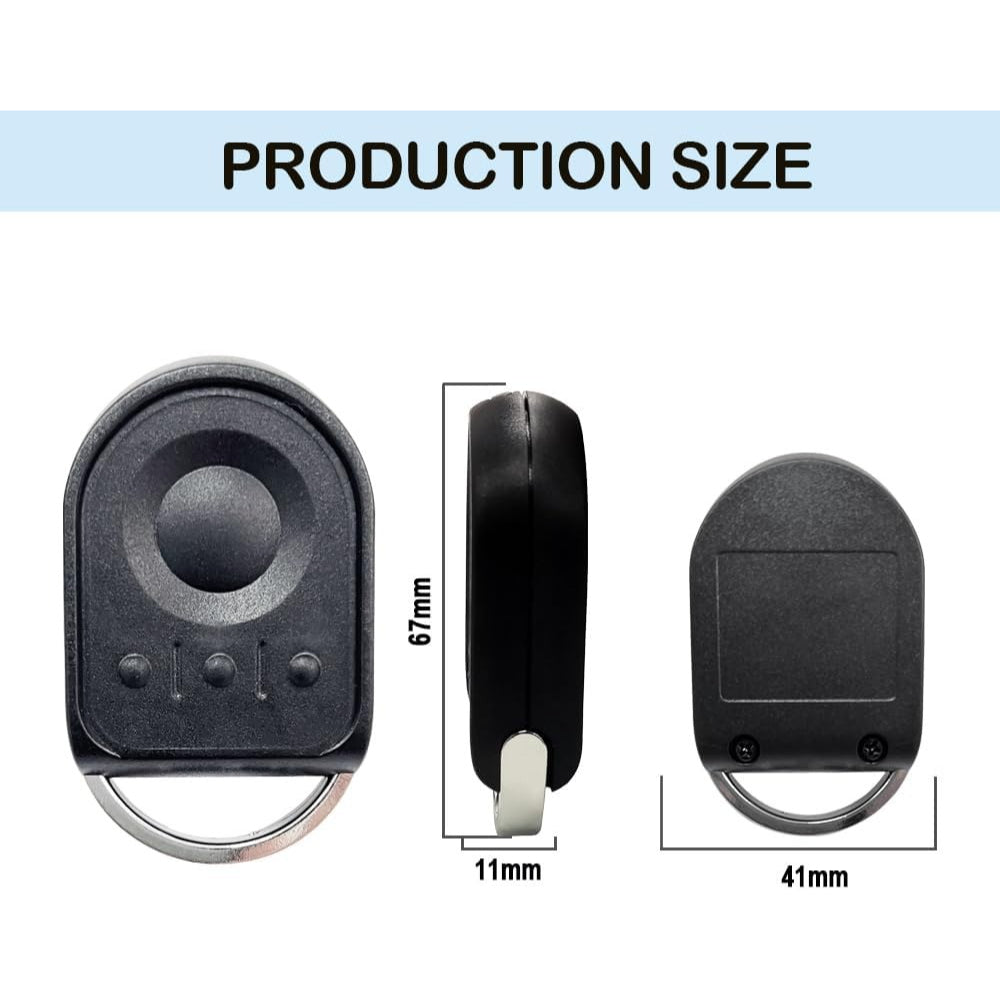 Télécommande de Porte de Garage Compatible avec 433,42 MHz-1841064 NS 2 4,4 canaux Émetteur Manuel d'ouverture de Porte de Garage (3 pièces)