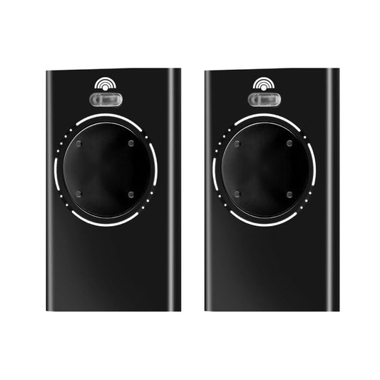 2PCS 868MHZ Garage Door Garage Remote, Hand Transmitter, 4 Channels, Compatible with FAAC XT4 868 SLH LR, XT4 868 SLH, XT2 868 SLH, XT2 868 SLH LR,Black