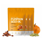 Pumpkin Seed Oil with Saw Palmetto Capsules, 300 Softgels | Organic, Cold Pressed | DHT Blocker | Supports Hair, Urinary, Bladder & Prostate Health | Non-GMO