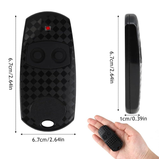 3 Pack Garage Door Remote Control Key, 433.92MHZ, Universal Gate Fob Remote Compatible with CAM TOP-432EE, TOP-432EV,TOP432-NA