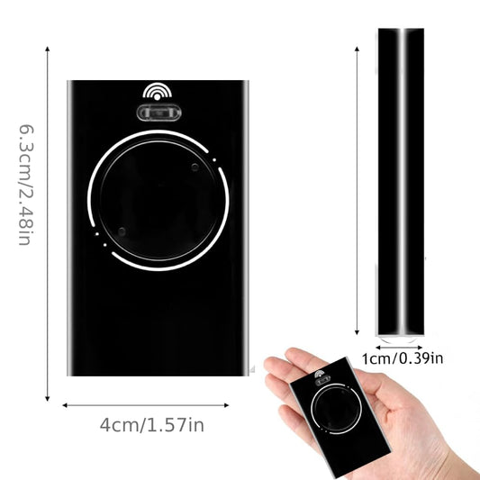 3PCS 868MHZ Garage Door Garage Remote, Hand Transmitter, 2 Channels, Compatible with FAAC XT4 868 SLH LR, XT4 868 SLH, XT2 868 SLH, XT2 868 SLH LR,Black