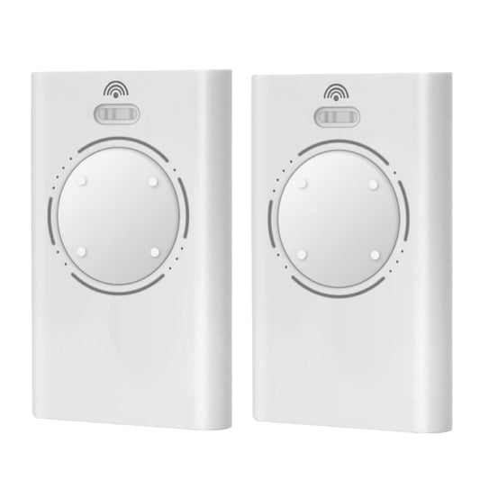 2PCS 868MHZ Garage Door Garage Remote, 4 Channels, Compatible with FAAC XT4 868 SLH LR, XT4 868 SLH, XT2 868 SLH, XT2 868 SLH LR, White