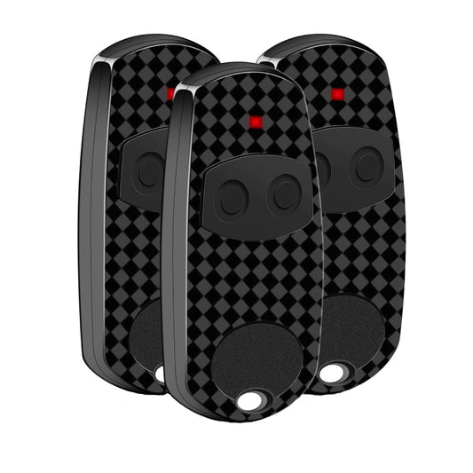 3 Pack Garage Door Remote Control Key, 433.92MHZ, Universal Gate Fob Remote Compatible with CAM TOP-432EE, TOP-432EV,TOP432-NA
