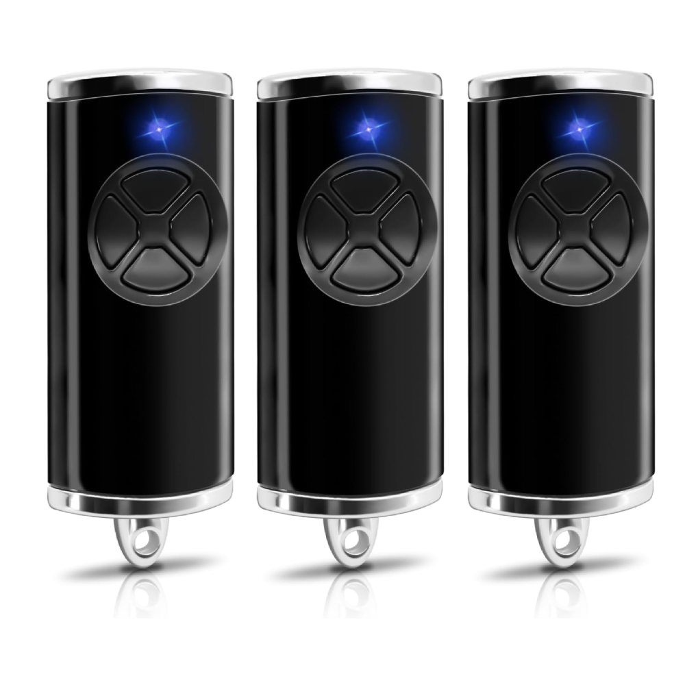 868,3 BS MHz - Télécommande de porte de garage - Compatible avec Hörmann bs HSM4 HSE2 HS1 HS4 HSZ1 HSZ2 (black4 button)